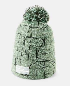 Women's UA Graphic Pom Beanie 1 Color Available $28