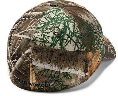 under armour men's camo stretch fit cap