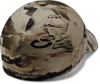 under armour men's camo stretch fit cap
