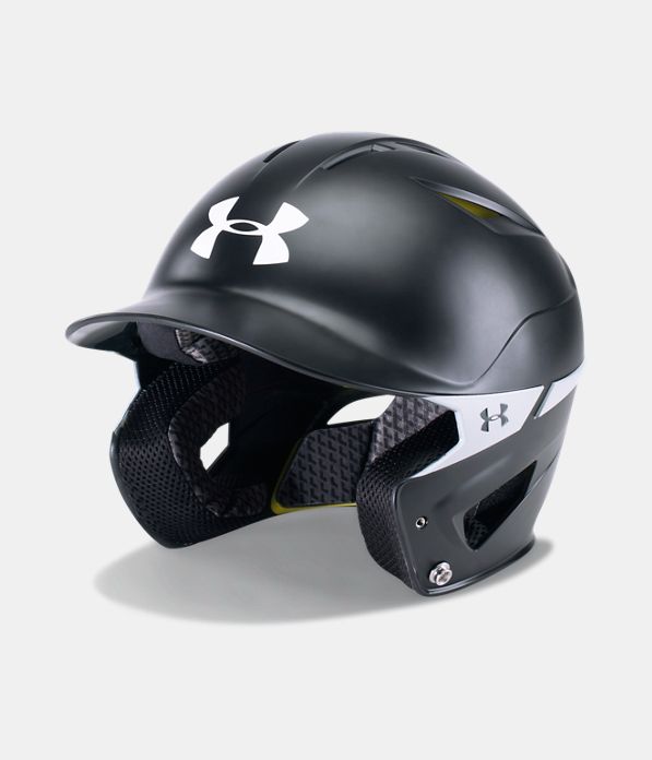 Men's UA Converge Batting Helmet Two Tone, Black ,