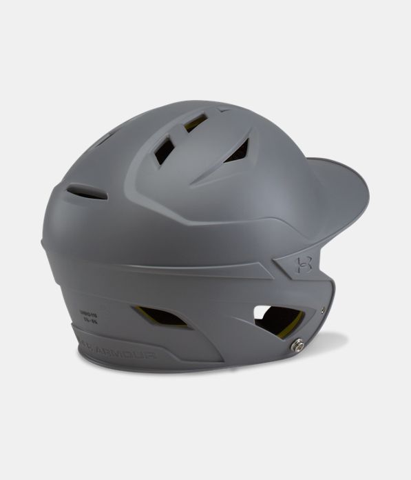 Boys‘ UA Converge Batting Helmet Matte, Graphite,