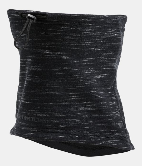 Men's UA Storm Fleece Neck Gaiter, Black ,