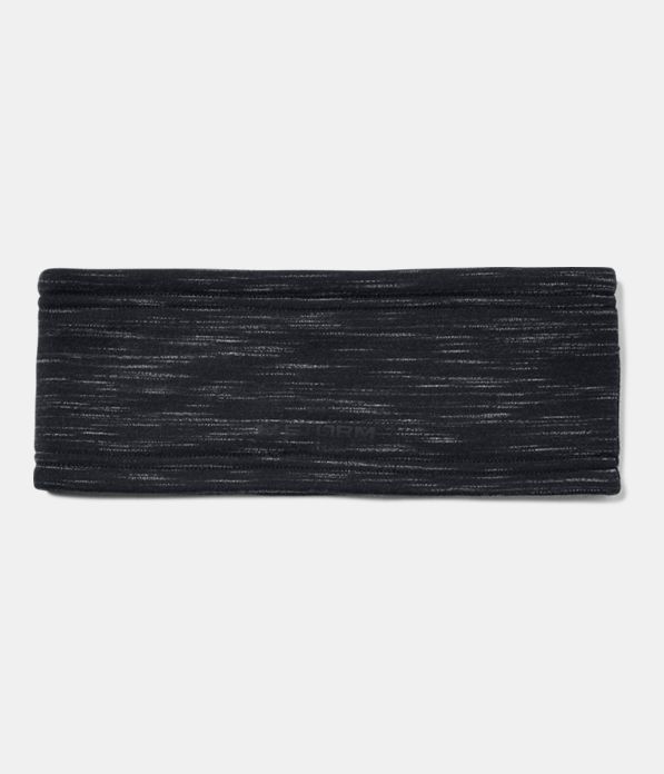 Men's UA Storm Fleece Headband, Black ,