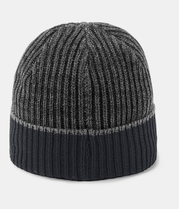 Men's UA Perpetual Microthread Beanie, Black ,