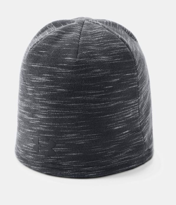 Men's UA Storm Fleece Beanie, Black ,