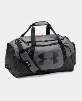 Men's Wisconsin UA Undeniable 3.0 Medium Duffle Bag 1 Color Available $69.99