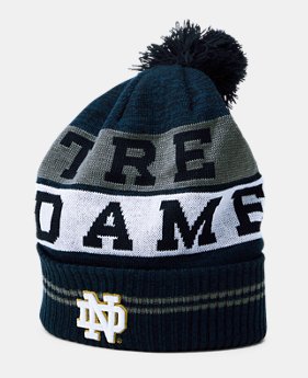 New Arrival Men's Notre Dame UA Pom Beanie 1 Color $34.99