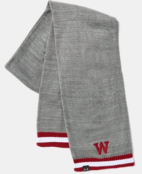 UA Wisconsin Iconic Stripe Scarf 1 Color Available $24.99