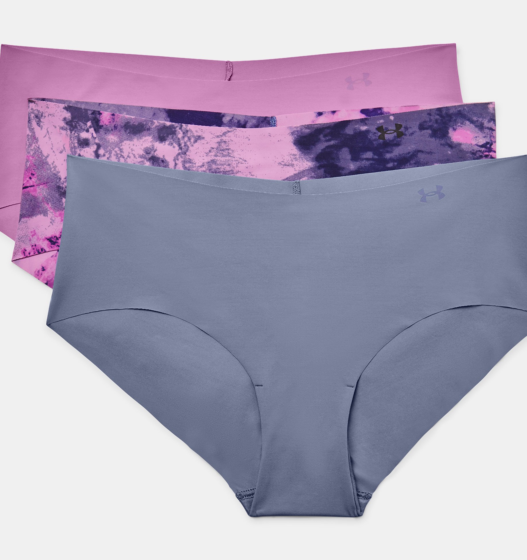 Schrijf een brief Allergie Commotie Women's UA Pure Stretch Hipster 3-Pack Printed | Under Armour