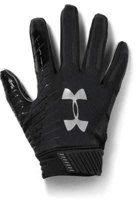 black under armour football gloves