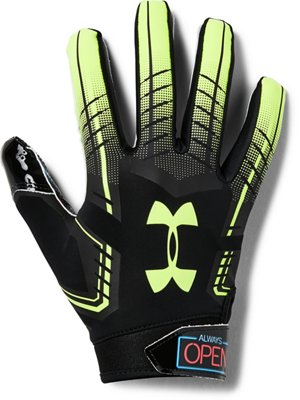 graphic football gloves