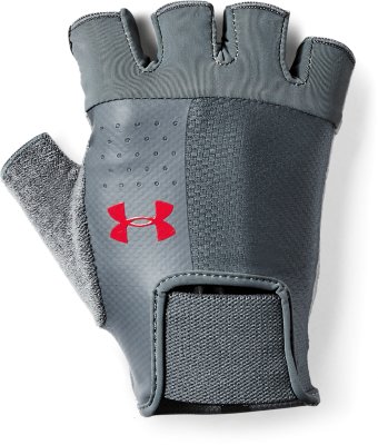 UA men accessories：sports Gloves，Gray M 