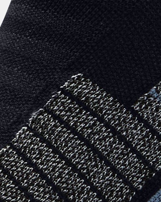 Unisex UA Run No Show Tab Socks 2-Pack in Black image number 4