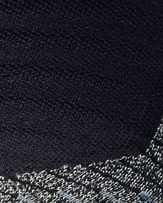 Unisex UA Run No Show Tab Socks 2-Pack, Black, pdpMainDesktop image number 1