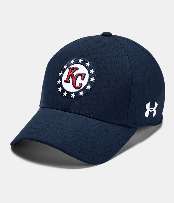 Men's MLB Core USA Stretch Cap, Academy,