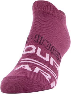 pink under armour socks