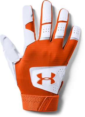 under armour gloves orange