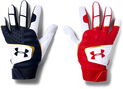 ua clean up youth batting gloves