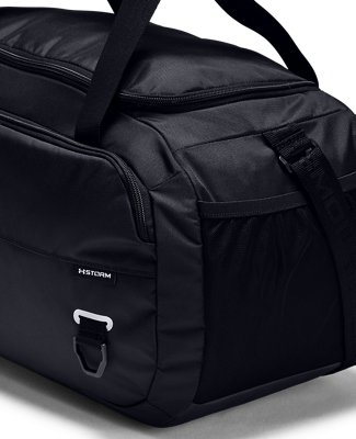 black duffle bag