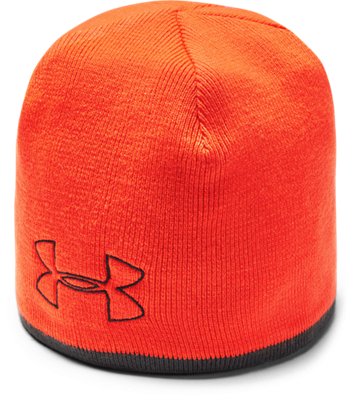 under armour blaze orange beanie