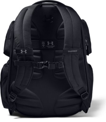 all black under armour backpack