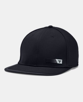 New Arrival Men's UA x Project Rock ADH Flat Brim Cap 1 Color Available $40