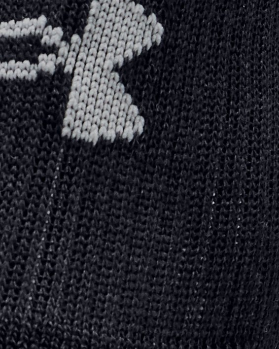 Adult HeatGear® Crew Socks 3-Pack in Black image number 2
