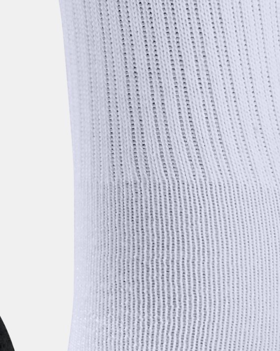 Paquete de tres pares de calcetines HeatGear® Crew para adultos, Gray, pdpMainDesktop image number 0