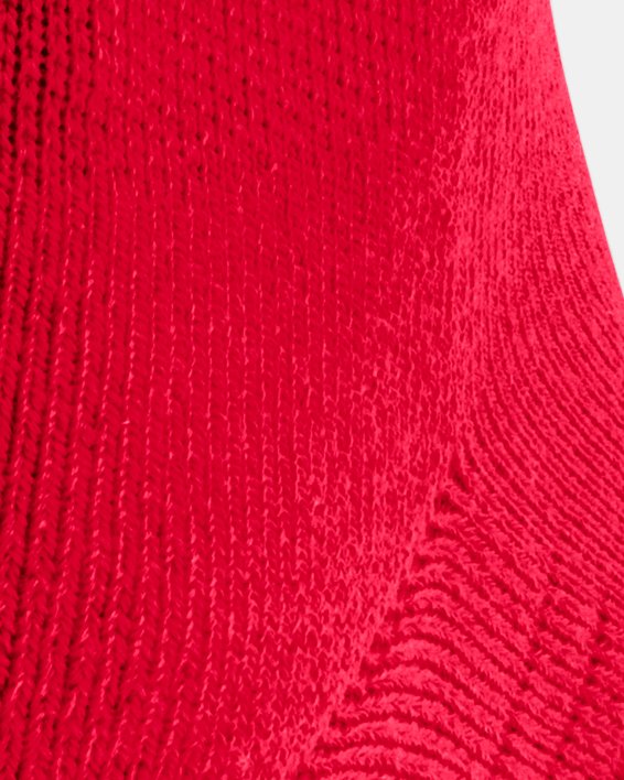 Erwachsenen HeatGear® Lo Cut Socken – 3er-Pack, Red, pdpMainDesktop image number 2