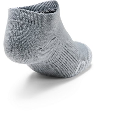Paquete de Tres Pares de Calcetines HeatGear&reg; No Show para Ni&ntilde;os, Gray, pdpMainDesktop image number 2