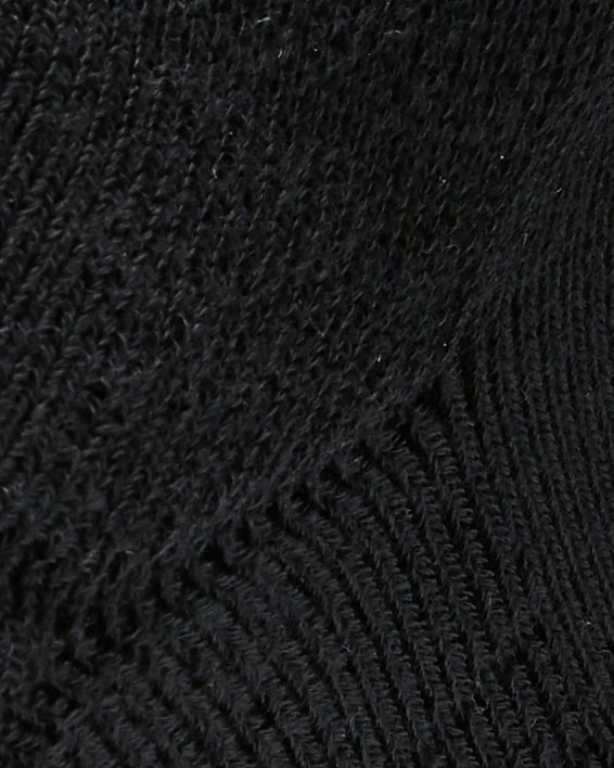 3 paires de chaussettes invisibles UA HeatGear® pour adulte, Black, pdpMainDesktop image number 3