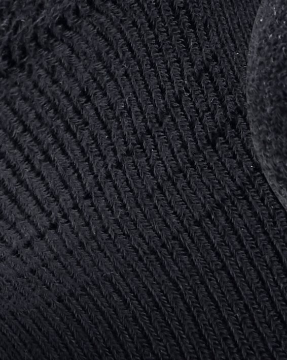 Paquete de tres pares de calcetines HeatGear® No Show para adultos, Black, pdpMainDesktop image number 2