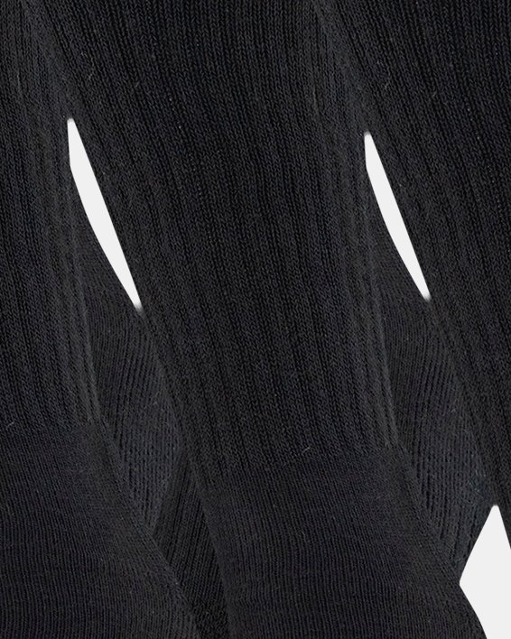 Chaussettes mi-mollet UA Training en coton unisexe, paquet de 6 paires