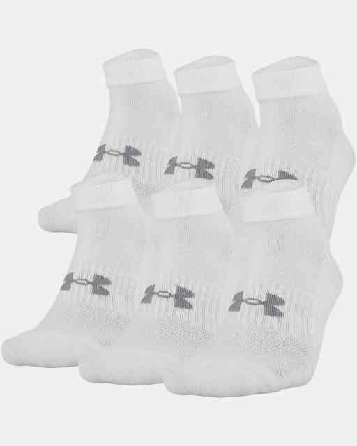 Unisex UA Training Cotton Low Cut 6-Pack Socks
