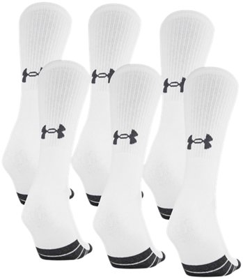 Unisex UA Performance Tech Crew 6Pack Socks Under Armour