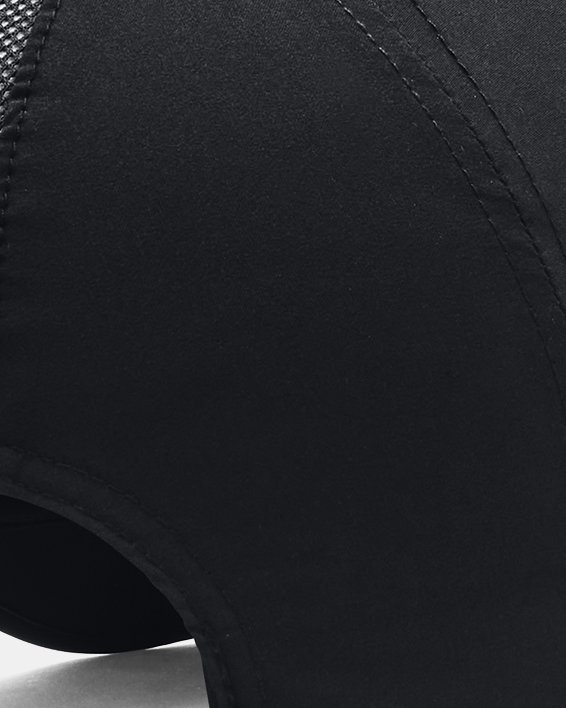 Unisex UA Run Shadow Cap in Black image number 1
