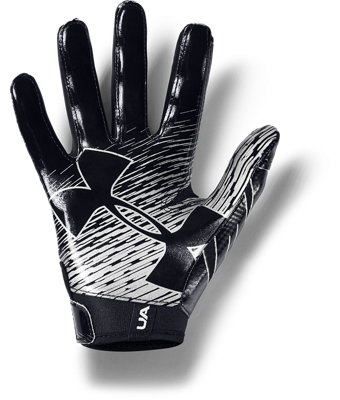 under armour gold football gloves