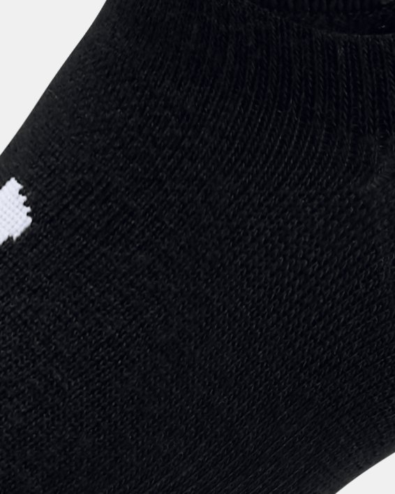 Unisex UA Ultra Lo – 3-Pack Socks in Black image number 4