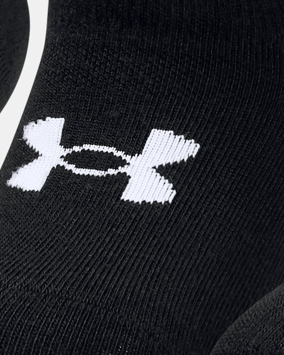 Unisex UA Ultra Lo – 3-Pack Socks in Black image number 0