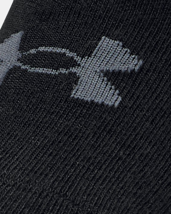 Unisex UA Ultra Lo Socken im 3er-Pack, Black, pdpMainDesktop image number 1