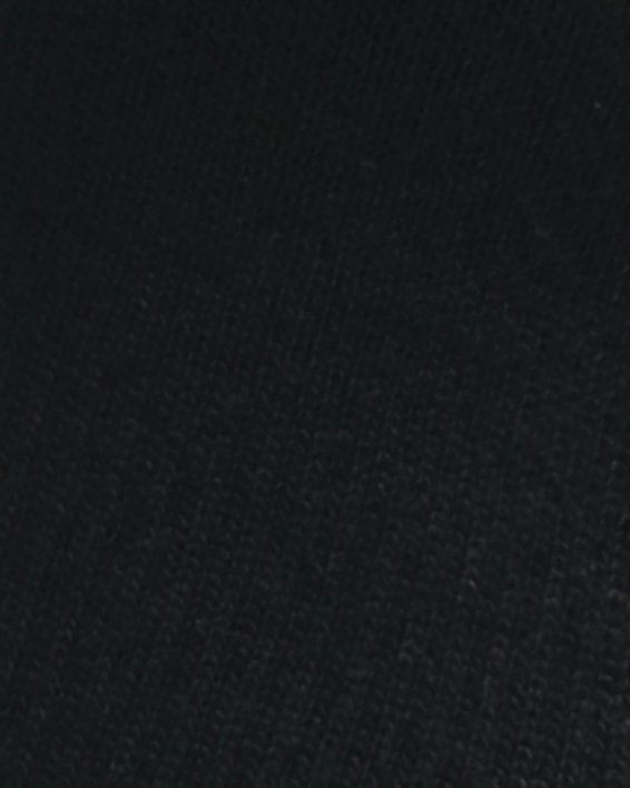 Unisex HeatGear® Quarter Socks 3-Pack in Black image number 0
