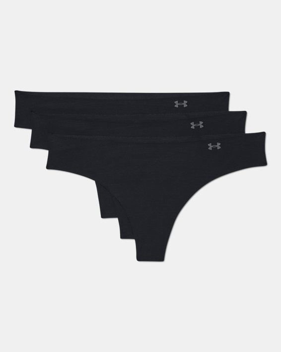 Women's UA Pure Stretch Thong 3-Pack Underwear