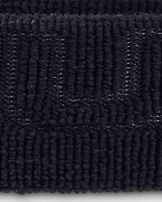 Unisex UA Wordmark Terry Headband in Black image number 0