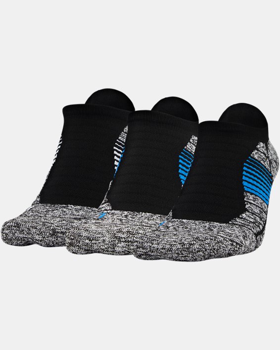 Under Armour Men's UA Elevated+ Performance No Show Socks 3-Pack. 1