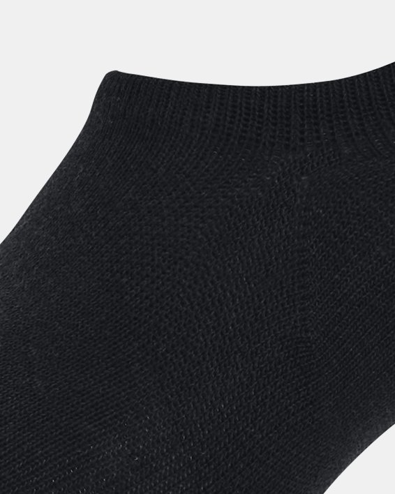 Lot de 3 paires de chaussettes ultra-basses UA Core unisexes, Black, pdpMainDesktop image number 3