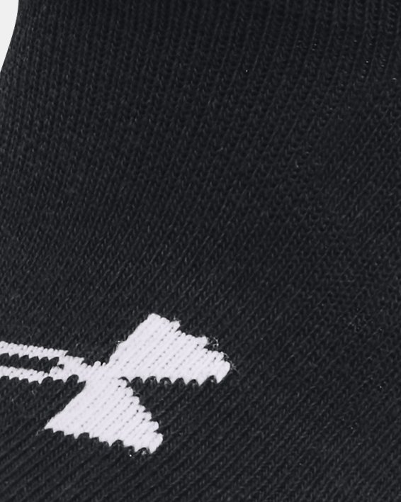 Unisex UA Core Ultra Lo Socks - 3-Pack in Black image number 1