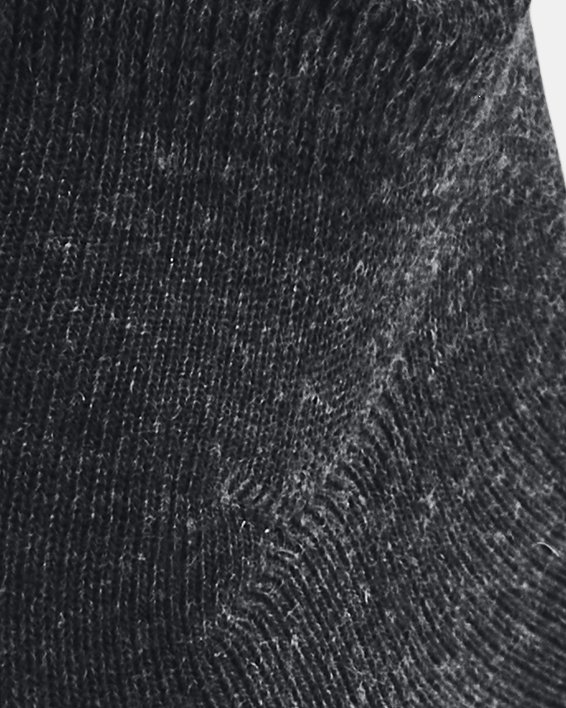 ถุงเท้า UA Essential No Show ยูนิเซ็กส์ แพ็ก 3 คู่ in Black image number 2