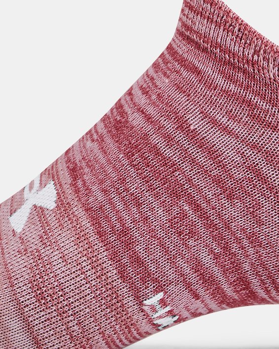 Lot de 3 paires de chaussettes invisibles UA Essential unisexes, Pink, pdpMainDesktop image number 3