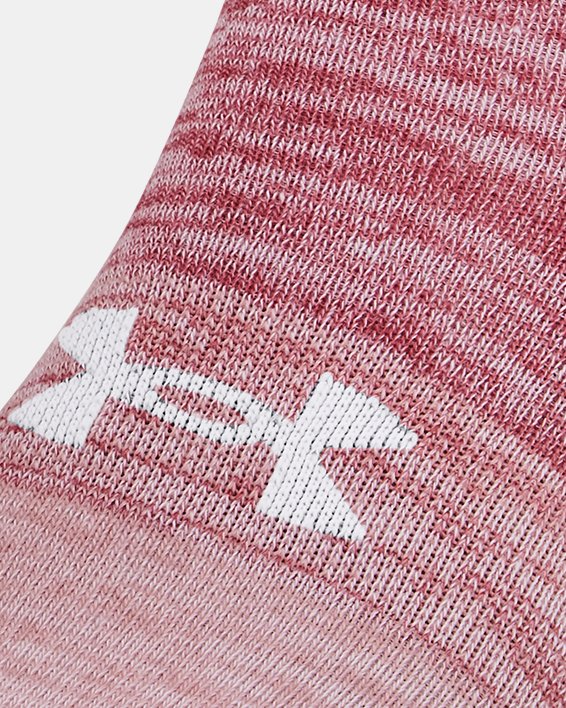 Lot de 3 paires de chaussettes invisibles UA Essential unisexes, Pink, pdpMainDesktop image number 1