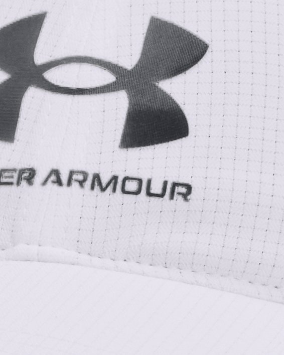 หมวก UA Iso-Chill ArmourVent™ Adjustable สำหรับผู้ชาย in White image number 0